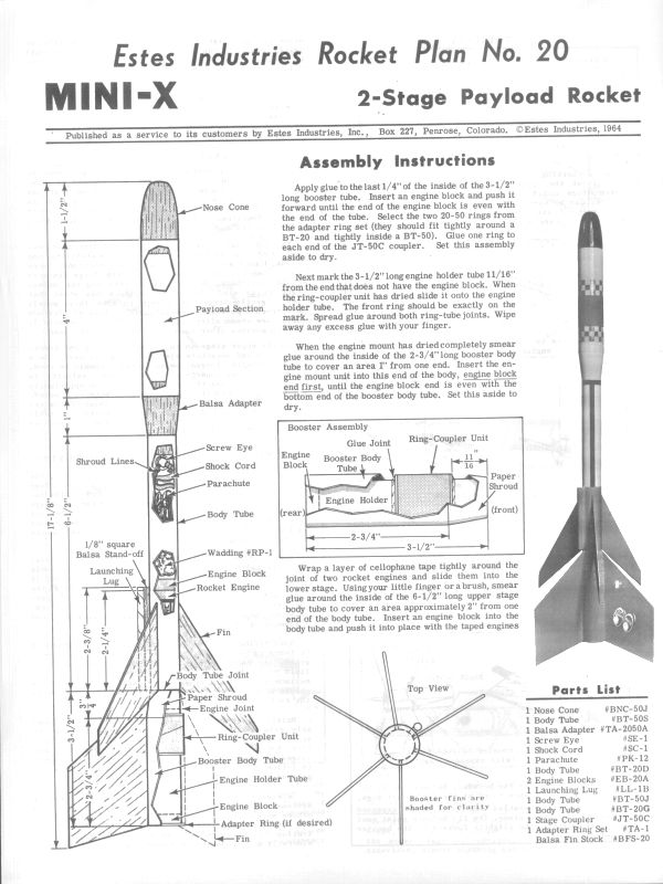 Ninfinger Productions Estes Model Rocketry The Educational Space Age